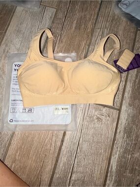 Breathable Support Bra Seamless Wireless Bra by Body & Bra Light Tan